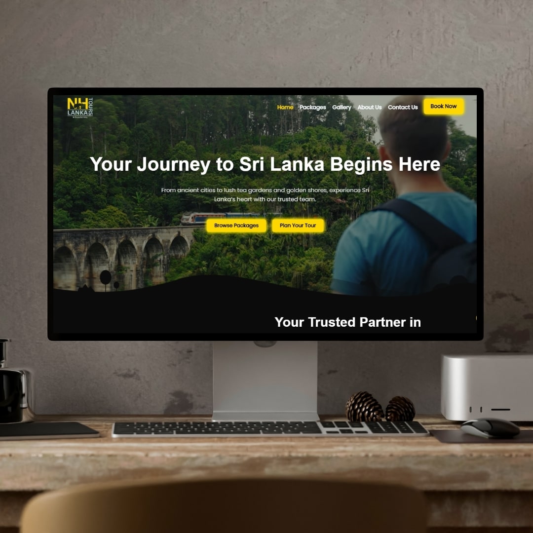 NH Lanka Tours website preview